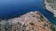 Tersana Kreta, Tersanas Chania: Grosses Grundstück, direkt am Meer mit spektakulärer Aussicht zu verkaufen Grundstück kaufen